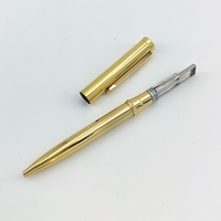 Stylo tampon personnalisé, nom personnel Caneta Lapiceros Photochromics, tampon d'étanchéité, stylo signature en métal auto-encreur avec tampon