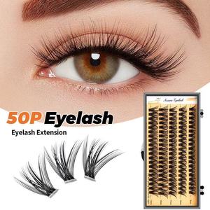 Pestañas Postizas Fox Eyelashes, Set de Pestañas Postizas en Racimo, Pelo Sintético Ultradensas, Paquete Mixto, Empaque Personalizado, Suaves y Cómodas - Product Image 6