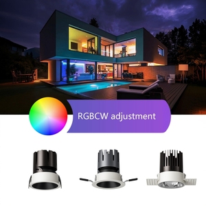 <span class=keywords><strong>Spot</strong></span> LED moderne <span class=keywords><strong>encastrable</strong></span> orientable RGB DMX DALI CCT Alexa Casambi Détection de mouvement Triac Maison Intelligente <span class=keywords><strong>Spot</strong></span> Dimmable - Product Image 3