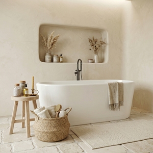 Baignoire autoportante Vietnam, design moderne, OEM ODM, taille et forme personnalisées, finition mate ou brillante, acrylique ou fibre de verre, garantie 2 ans - Product Image 1