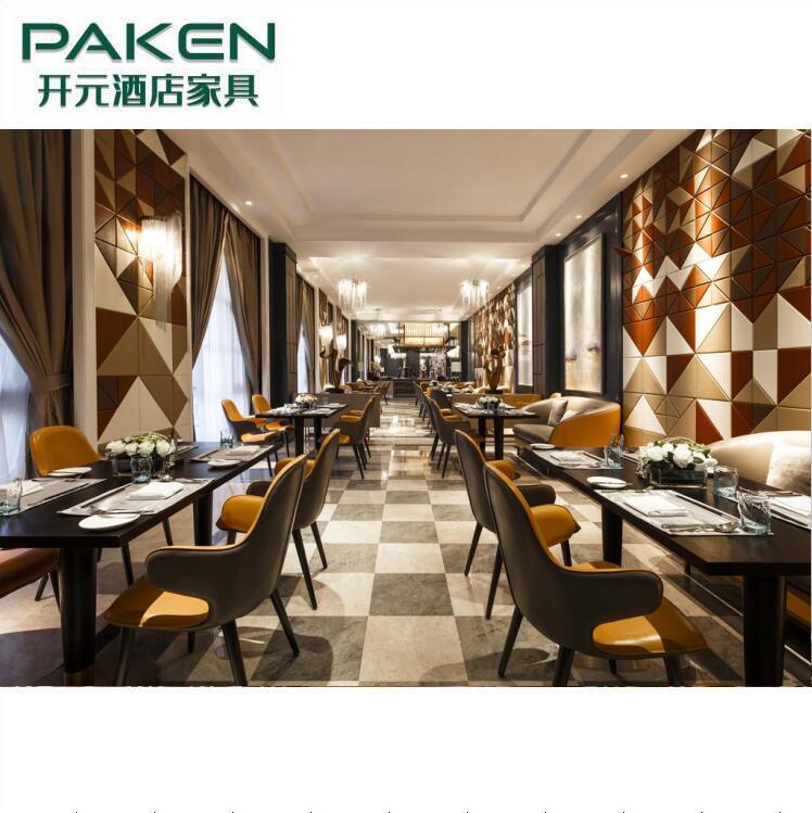 Respectueux de l'environnement nouvelle conception adaptée aux besoins du client de meubles de restaurant d'hôtel