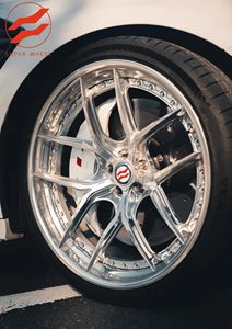 SW 2 조각 광택 립 18 19 20 21 22 인치 단조 휠 5x112 5x114.3 5x120 5x130 사용자 정의 알루미늄 자동차 림 승용차 바퀴 - Product Image 2