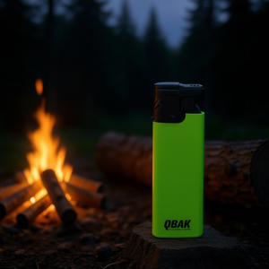 QBAK Electronic Lighter 8.2cm Turbo Windproof Refillable Lighter for Outdoor Use - Product Image 2