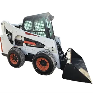 Venta caliente Bobcat S750 usado Skid Steer Wheel Loader máquina multifuncional de alta calidad