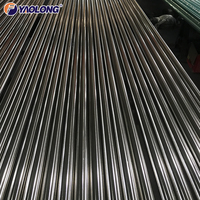 Tube de balustrade carrée en acier inoxydable, balustrade pour escalier, balcon, A554 201 202 304, 316