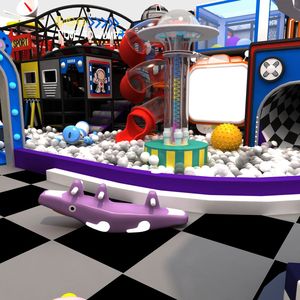 Equipo de Juego Interior Personalizado de Alta Calidad, Piscina de Pelotas con Tobogán para Niños, para Parques de Diversiones - Product Image 3