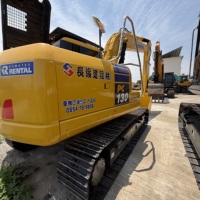Excavator Crawler Mini 13 Ton Kelas Berat, Gearbox PLC, Mesin Komatsu Handal, Kekuatan Gali Tinggi, Bekas Konstruksi