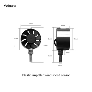Capteur de vitesse du vent miniature XS-IWS01P 4-20mA, anémomètre haute précision, testeur de volume d'<span class=keywords><strong>air</strong></span> - Product Image 2