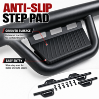 Pedane Laterali Rinforzate in Acciaio di Precisione per Ford F-150, RAM 1500, Silverado, Tundra - Ricambi OEM all'Ingrosso