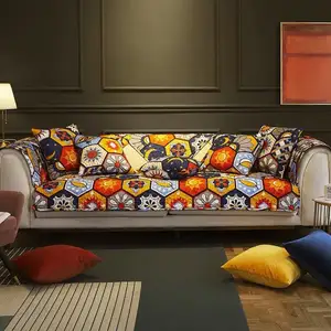 Классический роскошный красочный привлекательный Универсальный Высококачественный современный хлопковый мягкий чехол для дивана в стиле бохо