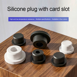 Sumbat Silikon Tipe T Tahan Suhu Tinggi, Penutup Lubang Silikon Tahan Air untuk Kotak Listrik dan Perabotan - Product Image 4