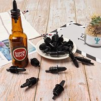 Verseur de bouteille de vin en plastique, verseurs de liqueur bon marché, bouteille verseur de vin, bec Pour pubg, club, Restaurants et Bars