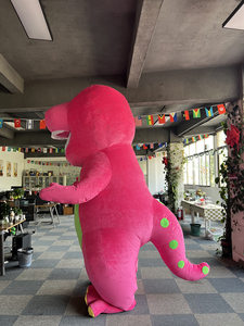Cheap Price Custom Advertising Inflatable <strong>Barney</strong> <strong>Dinosaur</strong> Cartoon Mascot <strong>Costumes</strong> for Adults Unisex Animal Theme - Product Image 4
