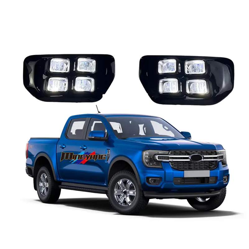 Lampu LED siang hari DRL 2022 +, lampu olahraga Untuk Ford Ranger T9 XLT XLS XL