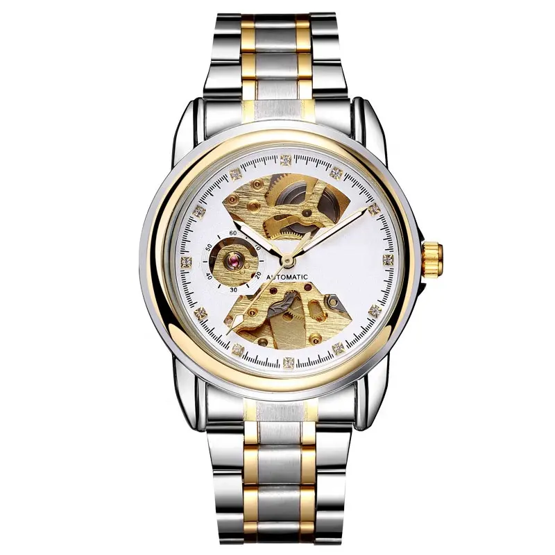 Hot Sell Men Automatic Watch Mechanic Movement Watch Brand Jewelry Luxury Business Gift Wholesale Cheap Price Wristwatches Reloj