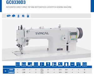 GC0330D3 Sewing <b>Machine</b> Industrial <b>Walking</b> Foot With Table and Stand - Product Image 1
