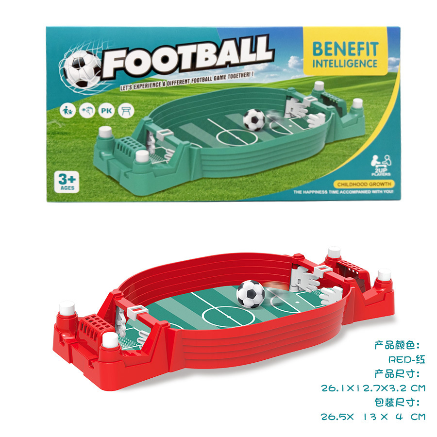 Battle football-petite boîte de couleur rouge-anglais