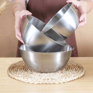 Bol à soupe en acier inoxydable de couleur métallique, bol à salade personnalisé, bol à mélanger en acier inoxydable - Product Image 6