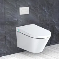 Toilette intelligente intelligente di un pezzo appesa a parete automatica del sifone di vendita calda