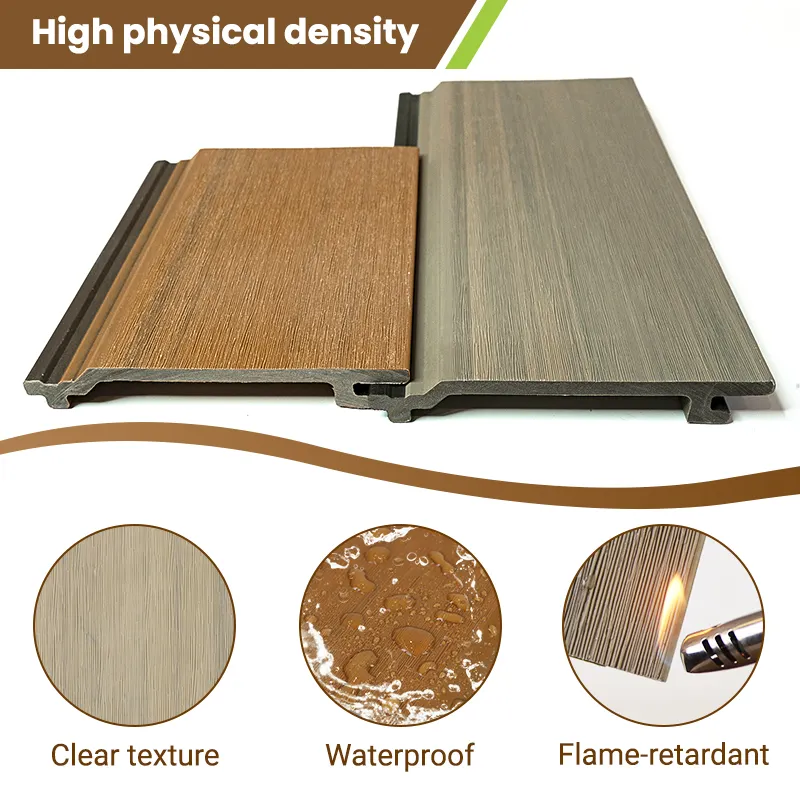 High Quality WPC Wall Board Co-extrusion Panel Wall Exterior Wood Plastic Composite Wall Cladding