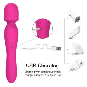 Y.LOVE Dual-Head <span class=keywords><strong>Body</strong></span> Wand <span class=keywords><strong>Massager</strong></span> para Mulheres Vibrador Sex Toy Fabricante - Product Image 4