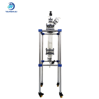 Colonne de chromatographie en verre chimique, verre borosilicate 3.3 à paroi épaisse, avec filtration PTFE