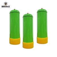 Beegas 2.2L Jetable Acier Inflador Haute Pression Bombona de Helio Para Globos Symphony Helio 30 Corps 2kg Poids