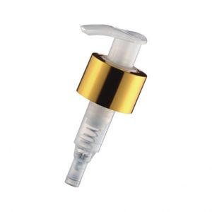 Plastic Push Type Pump <b>Heads</b> For Cosmetic Packaging With Electroplated Switch Emulsion Pumps Various Sizes Available - Product Image 4