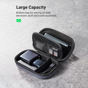 Electronic Organizer Waterproof <b>Storage</b> Bag Travel Essentials with Cable <b>USB</b> Flash Drive Charger External Battery Memory Card - Product Image 4