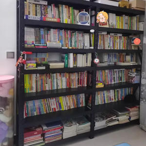 Étagères noires personnalisées, rangement ménager, étagère en fer multi-niveaux, légère, noire - Product Image 6