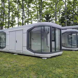 <span class=keywords><strong>Villa</strong></span> imperméable de sable de maison de conteneur de conception moderne avec la structure verte écologique d'entrepôt de panneau sandwich en acier - Product Image 6