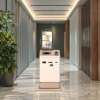 LIEN Hotel Solution Kiosque d'auto-contrôle Scanner de passeport Écran tactile Ticket Cash Machine Indoor Payment Card Dispenser Floor SDK