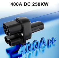 Adaptateur de chargeur EV CCS2 vers NACS AC DC 250A 500A pour Tesla Cybertruck, Model 3, X, Y, S, charge de voiture 500V-1000V DC 110V-250V AC