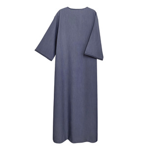 2025 nuovo abbigliamento da uomo mediorientale oltre confine musulmano a manica media abito ricamato stile etnico abito marocchino realizzato in poliestere - Product Image 3