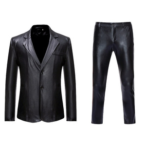 Abiti da uomo in <span class=keywords><strong>oro</strong></span> lucido 2 pezzi (Blazer + pantaloni) Terno Masculino Fashion Party DJ Club Dress Tuxedo Suit Men Stage Singer Clothes - Product Image 5