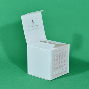 Boîte cadeau rigide de luxe, étanche, avec couvercle magnétique, intérieur en velours et daim, pour bijoux, montres, parfums, bagues, bracelets, impression personnalisée or - Product Image 2