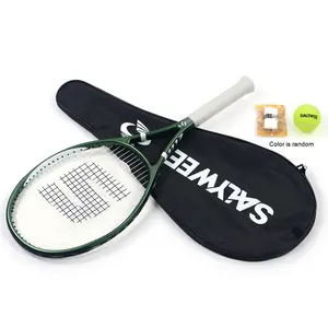 Raqueta <span class=keywords><strong>de</strong></span> Pádel <span class=keywords><strong>de</strong></span> tenis <span class=keywords><strong>de</strong></span> 27 pulgadas, agarre <span class=keywords><strong>de</strong></span> EVA integrado <span class=keywords><strong>de</strong></span> fibra <span class=keywords><strong>de</strong></span> aluminio y carbono para entrenamiento en deportes al aire libre, competición para hombres y mujeres - Product Image 1