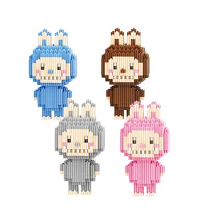 Mới đến bộ sưu tập lắp ráp Anime mô hình mô hình mini gạch Keychain linkgo kết nối xây dựng khối đồ chơi - Product Image 1
