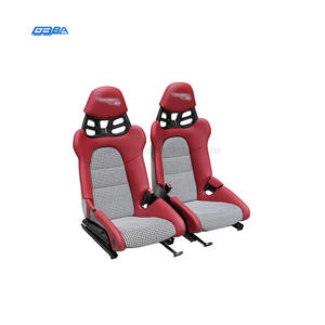 Asientos de Carreras de Fibra de Carbono Color Rojo a Precio de Fábrica para Porsche 992 Turbos con Logotipo Bordado y Estampado en Caliente - Product Image 2