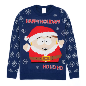 Oem Custom New Design Santa Claus Pattern <strong>Xmas</strong> Knitwear Sweater <strong>Men's</strong> Ugly Cartoon Graphic Christmas <strong>Jumper</strong> - Product Image 2