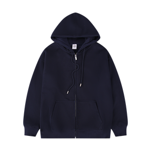 Sudadera de otoño personalizada de alta calidad para hombre, de manga larga, de terciopelo de algodón grueso Silver <span class=keywords><strong>Fox</strong></span>, ecológica, con cremallera. - Product Image 3