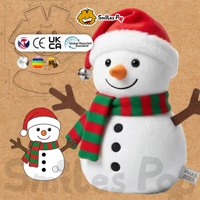 Boneka Salju Daur Ulang Kustom, Bersertifikat CE & UKCA. Smilespop Menerima Logo & Ukuran Kustom untuk Barang Natal Grosir.