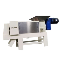 Machine de déshydratation du fumier de volaille et de vache / extrudeuse de fumier de porc et de poulet, sécheuse extrudeuse, séparateur solide-liquide 5,5 kW