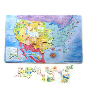 Di <span class=keywords><strong>Puzzle</strong></span> <span class=keywords><strong>magnetico</strong></span> Mappa Stati Uniti - Product Image 1