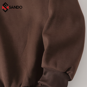 Sudadera con capucha y estampado de leopardo de algodón de 400GSM personalizada al por mayor conjunto de mujer de gran tamaño de peso pesado de secado rápido sostenible sin costuras y transpirable - Product Image 2