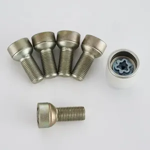 20pc Anti-Theft Wheel Lug Nut Removal Socket <b>Set</b> Inch Hex Steel Chrome Plated Universal Fit - Product Image 3
