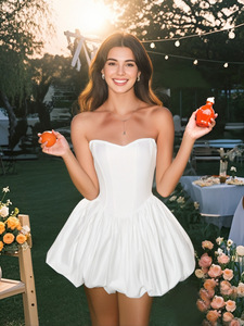 <span class=keywords><strong>Boutique</strong></span> de <span class=keywords><strong>moda</strong></span> de <span class=keywords><strong>alta</strong></span> calidad ropa de mujer Fishbone vestido de tubo fiesta de cumpleaños vestido de noche corto blanco - Product Image 5