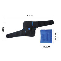 Support de poignet en plastique imperméable de haute qualité, couleur personnalisée, avec deux packs de gel à température variable, pour la protection sportive, la rééducation et les entraînements en salle de sport