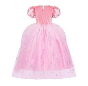 Tv & Movie Ariel fiesta de cumpleaños vestir niños Halloween Cosplay niñas sirena vestido rosa princesa disfraz con accesorios - Product Image 3