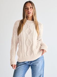 <span class=keywords><strong>Pull</strong></span> en tricot à col rond pour <span class=keywords><strong>femme</strong></span>, style coréen tendance, avec nœud (personnalisable) - Product Image 2